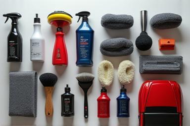 Equipment used for comprehensive car detailing packages